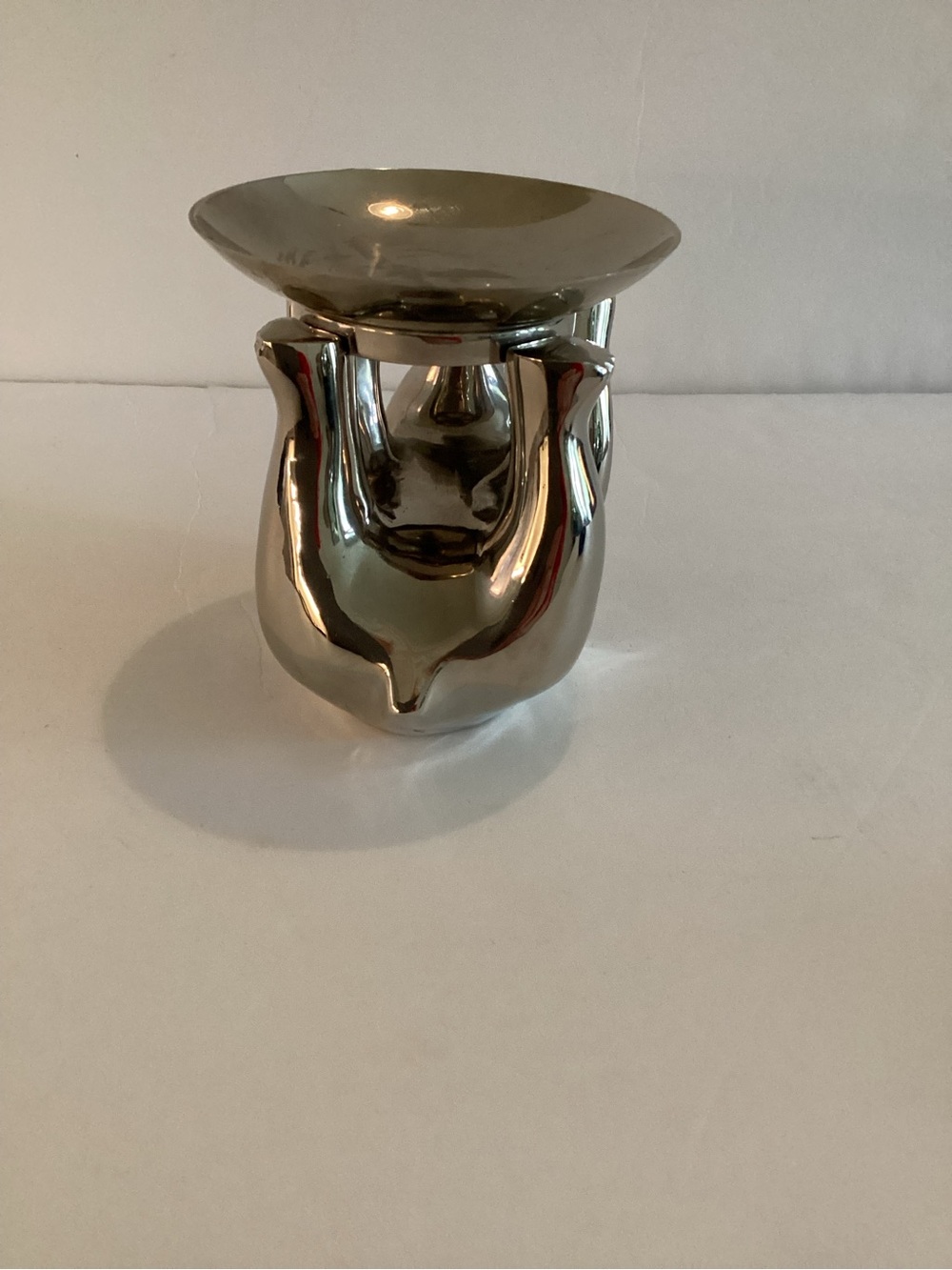 Vintage Restoration Hardware Polar Bear Candle Holder Silver Plate - Picture 2 of 11